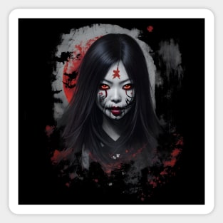 Kuchisake-Onna - Japanese Horror Sticker